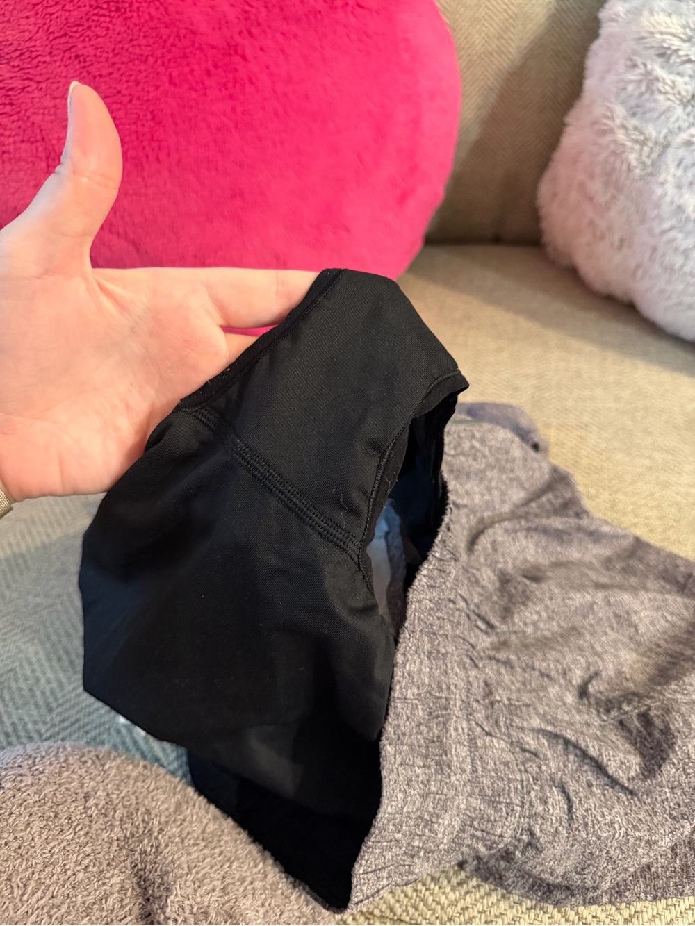 Women’s Gray 4inch Shorts - Picture 4 of 5